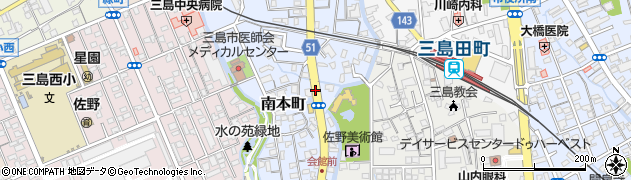 佐野美術館周辺の地図