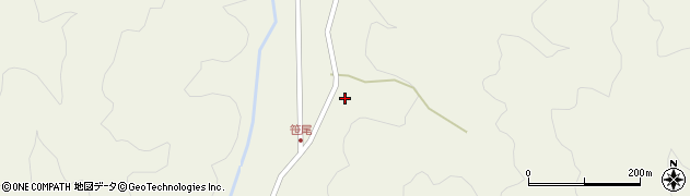 京都府京丹波町（船井郡）口八田（滝谷）周辺の地図
