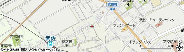 滋賀県近江八幡市長光寺町96周辺の地図