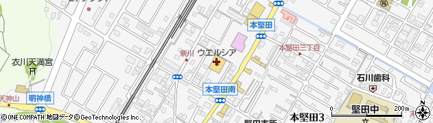洗濯王　堅田店周辺の地図