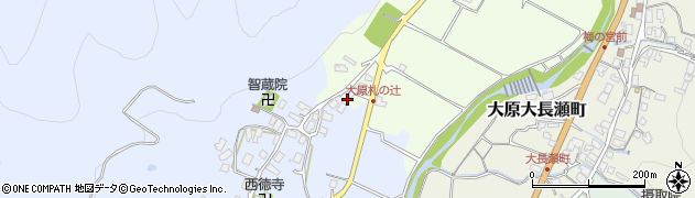 京都府京都市左京区大原草生町345周辺の地図