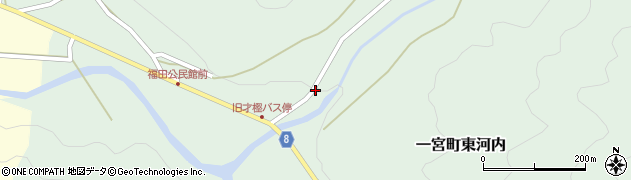 兵庫県宍粟市一宮町東河内1095周辺の地図