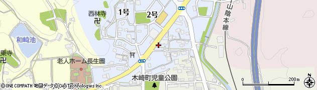 京都府南丹市園部町内林町（下荒代）周辺の地図