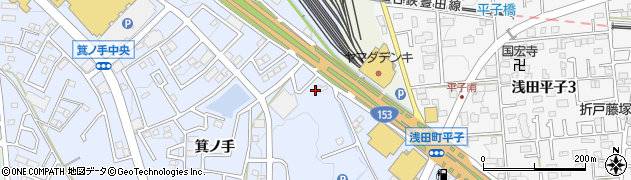 愛知県日進市赤池町箕ノ手2-1691周辺の地図