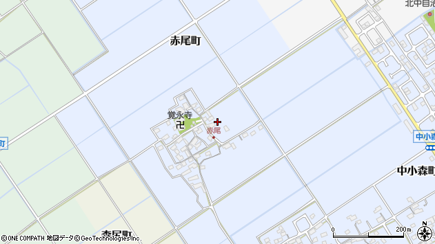 〒523-0052 滋賀県近江八幡市赤尾町の地図