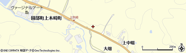 京都府南丹市園部町上木崎町上中畷52周辺の地図