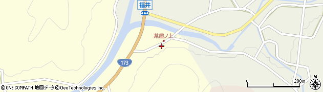 兵庫県丹波篠山市福井297周辺の地図