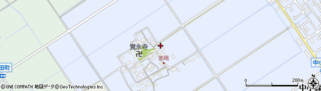 滋賀県近江八幡市赤尾町412周辺の地図