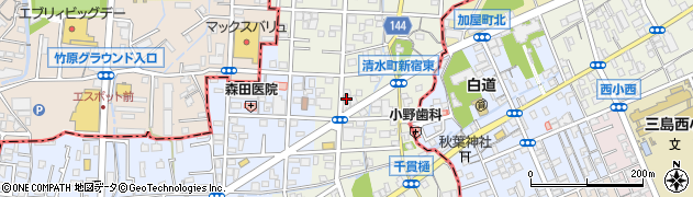株式会社スカイネット　三島営業所周辺の地図