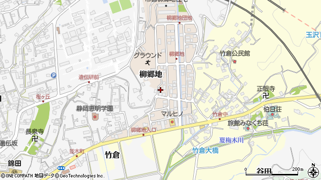 〒411-0806 静岡県三島市柳郷地の地図