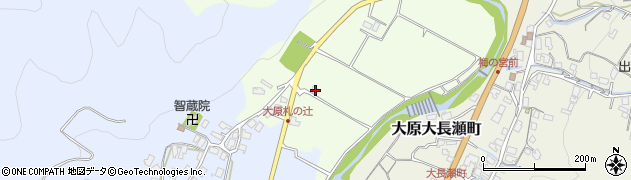 京都府京都市左京区大原草生町419周辺の地図