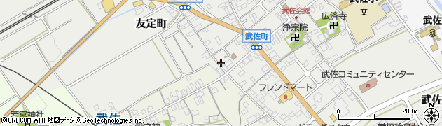 滋賀県近江八幡市武佐町723周辺の地図