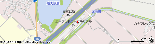 滋賀県東近江市池之尻町2周辺の地図