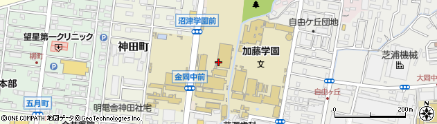 静岡県沼津市東熊堂周辺の地図
