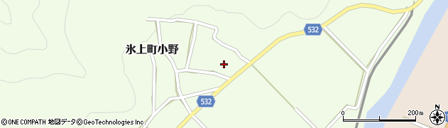 兵庫県丹波市氷上町小野625周辺の地図