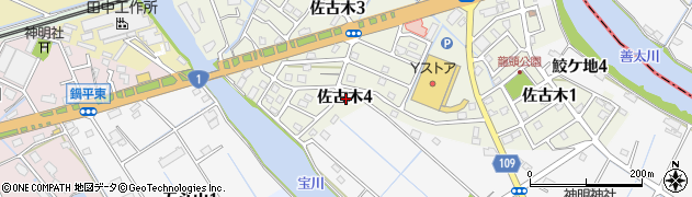 愛知県弥富市佐古木4丁目周辺の地図