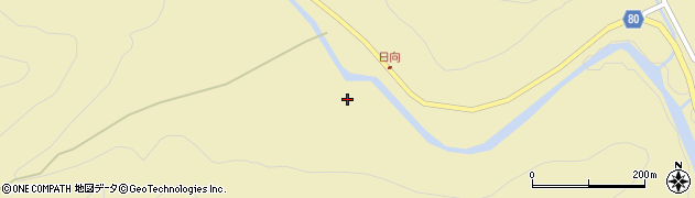 愛知県東栄町（北設楽郡）振草（古戸久楽平）周辺の地図