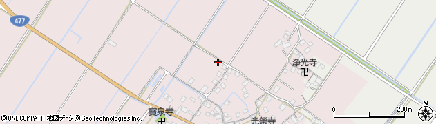滋賀県近江八幡市小田町周辺の地図