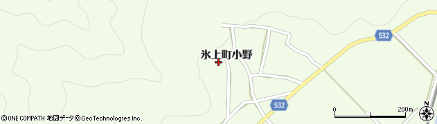 兵庫県丹波市氷上町小野450周辺の地図