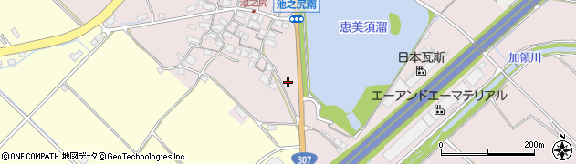 滋賀県東近江市池之尻町225周辺の地図