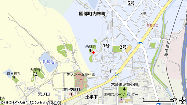 〒622-0012 京都府南丹市園部町内林町の地図