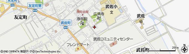 滋賀県近江八幡市武佐町433周辺の地図