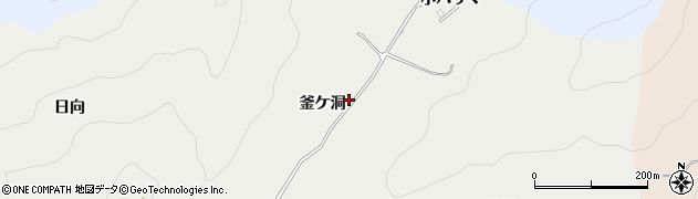 愛知県豊田市東大島町釜ケ洞周辺の地図