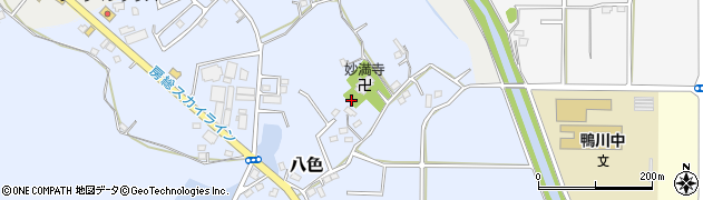 千葉県鴨川市八色380周辺の地図