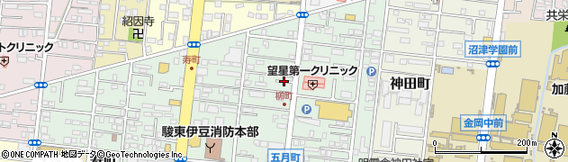 静岡県沼津市柳町周辺の地図