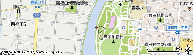 愛知県名古屋市港区南陽町大字福田（春田野）周辺の地図