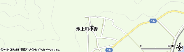 兵庫県丹波市氷上町小野542周辺の地図