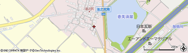 滋賀県東近江市池之尻町185周辺の地図