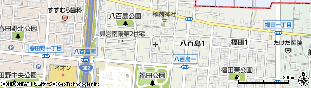 愛知県名古屋市港区八百島周辺の地図
