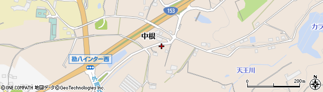 愛知県豊田市勘八町中根18周辺の地図