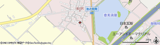 滋賀県東近江市池之尻町239周辺の地図