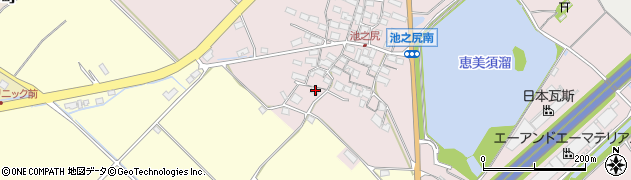 滋賀県東近江市池之尻町252周辺の地図