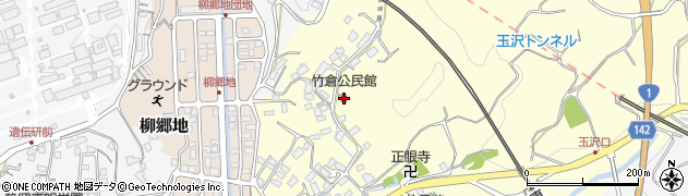 竹倉公民館周辺の地図