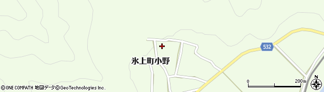 兵庫県丹波市氷上町小野538周辺の地図