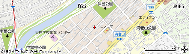 愛知県名古屋市天白区保呂町周辺の地図
