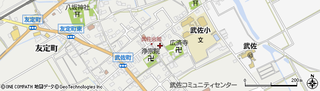 滋賀県近江八幡市武佐町606周辺の地図