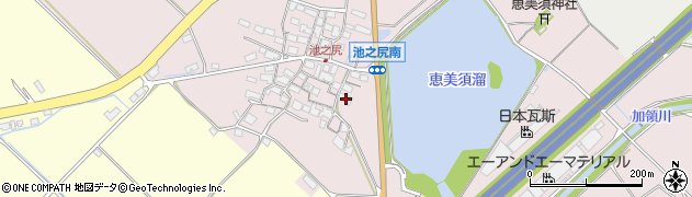 滋賀県東近江市池之尻町183周辺の地図