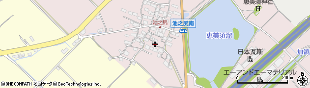 滋賀県東近江市池之尻町179周辺の地図