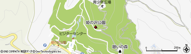 姫の沢公園周辺の地図