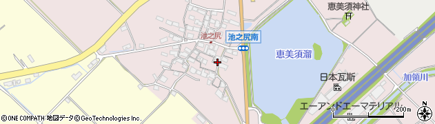 滋賀県東近江市池之尻町172周辺の地図
