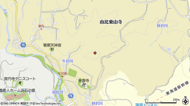 〒421-3102 静岡県静岡市清水区由比東山寺の地図