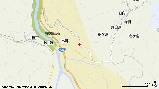 〒444-2423 愛知県豊田市安実京町の地図