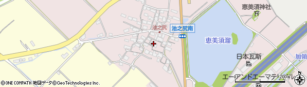 滋賀県東近江市池之尻町178周辺の地図