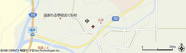 兵庫県丹波篠山市中457周辺の地図