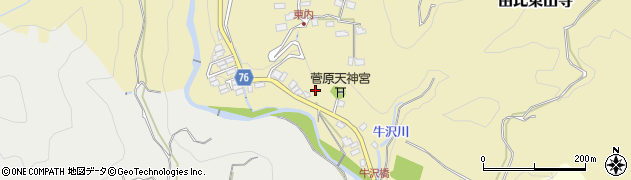 静岡県静岡市清水区由比東山寺570周辺の地図