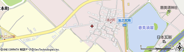 滋賀県東近江市池之尻町286周辺の地図